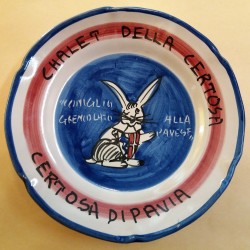 PIATTO DEL BUON RICORDO - CHALET DELLA CERTOSA - CERTOSA DI PAVIA MC41419