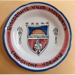 1982 PIATTO DEL BUON RICORDO RISTORANTE VILLA MONFORT'S CASTIGLIONE TORINESE MC41436