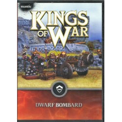 KING OF WAR - DWARF BOMBARD - MANTIC GAMES MINIATURES (NUOVO SIGILLATO)